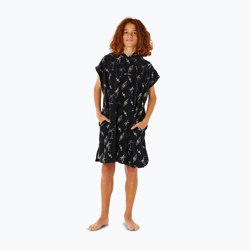 Ponczo dziecięce Rip Curl Mixed Hooded Towel black 4