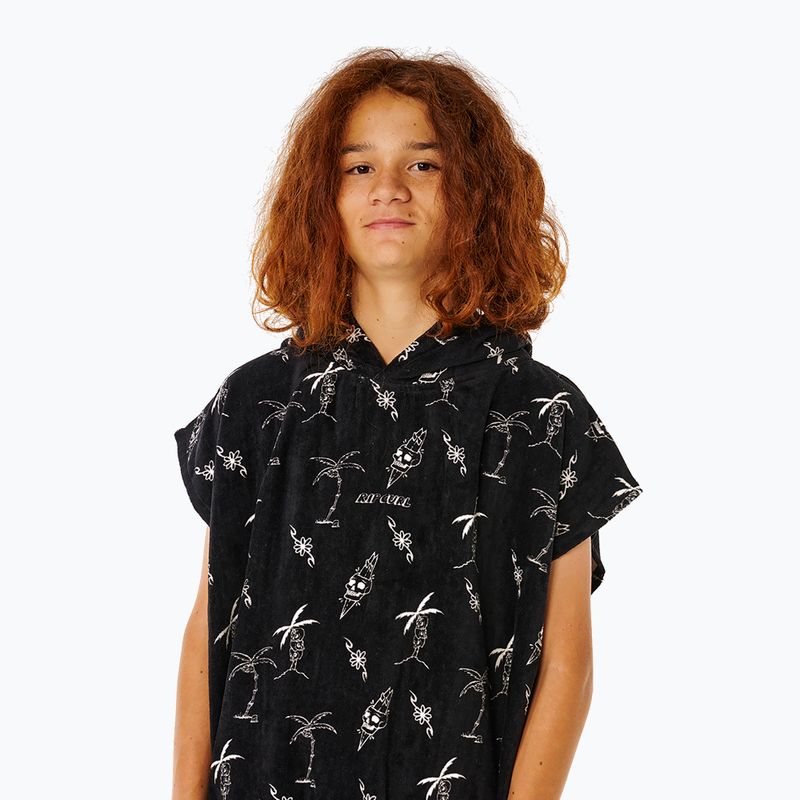 Ponczo dziecięce Rip Curl Mixed Hooded Towel black 5