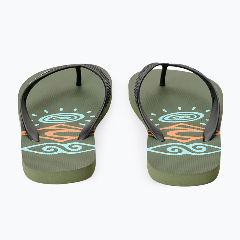 Japonki dziecięce Rip Curl Sessions Bloom Open Toe olive 3