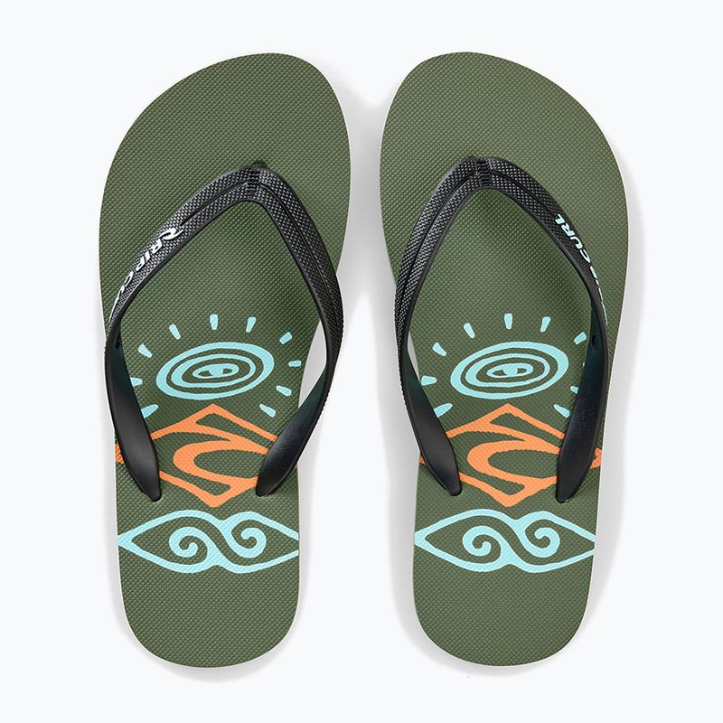 Japonki dziecięce Rip Curl Sessions Bloom Open Toe olive 5