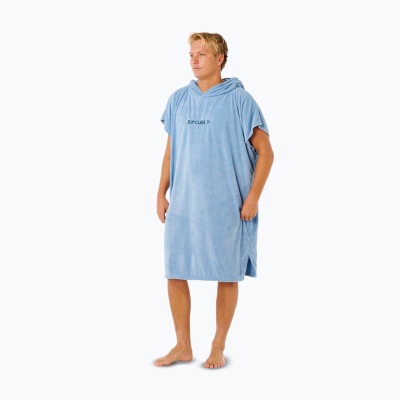 Ponczo męskie Rip Curl Brand Hooded faded denim 3