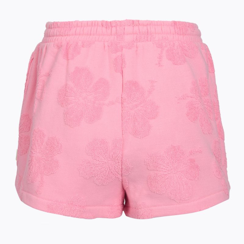 Spodenki damskie Rip Curl Paradise Terry Beach Short pink 2