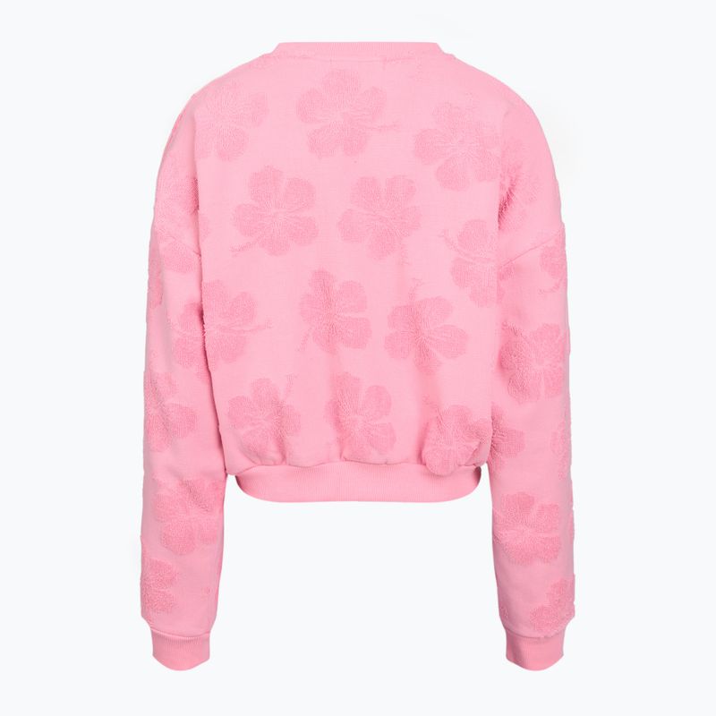 Bluza damska Rip Curl Paradise Terry Crew pink 2