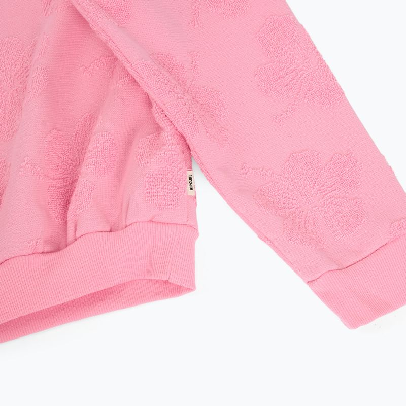 Bluza damska Rip Curl Paradise Terry Crew pink 4