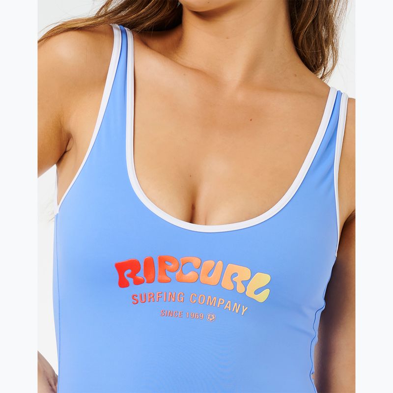 Strój kąpielowy jednoczęściowy Rip Curl Surf Puff sky blue 5