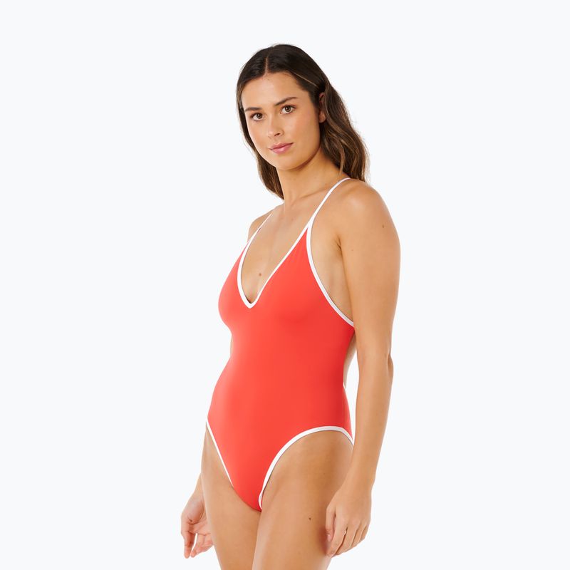 Strój pływacki jednoczęściowy Rip Curl Classic Surf red 4