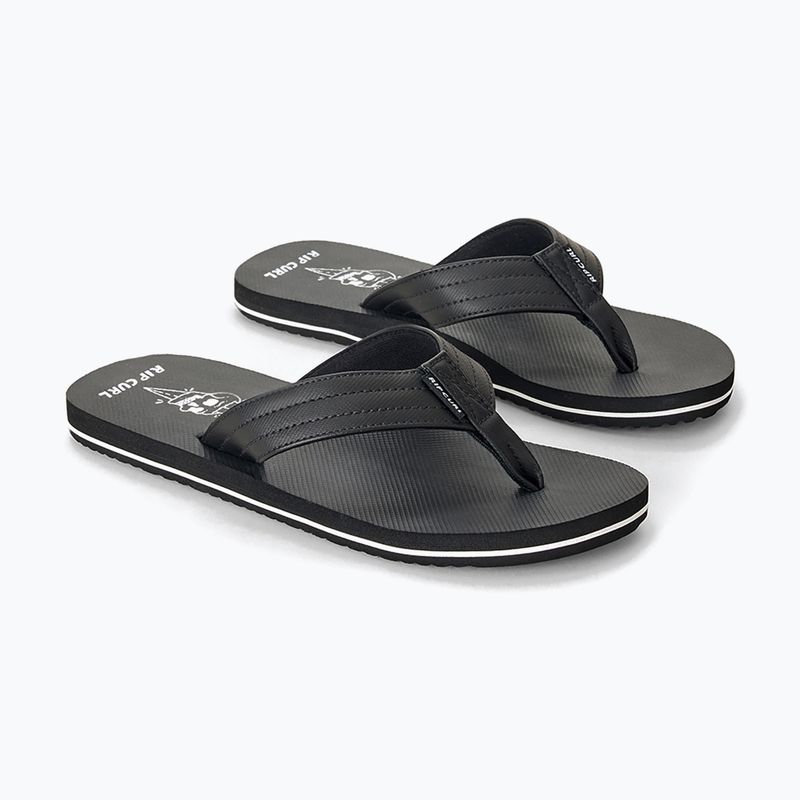 Japonki dziecięce Rip Curl Ripper 2 Bloom black/white 2