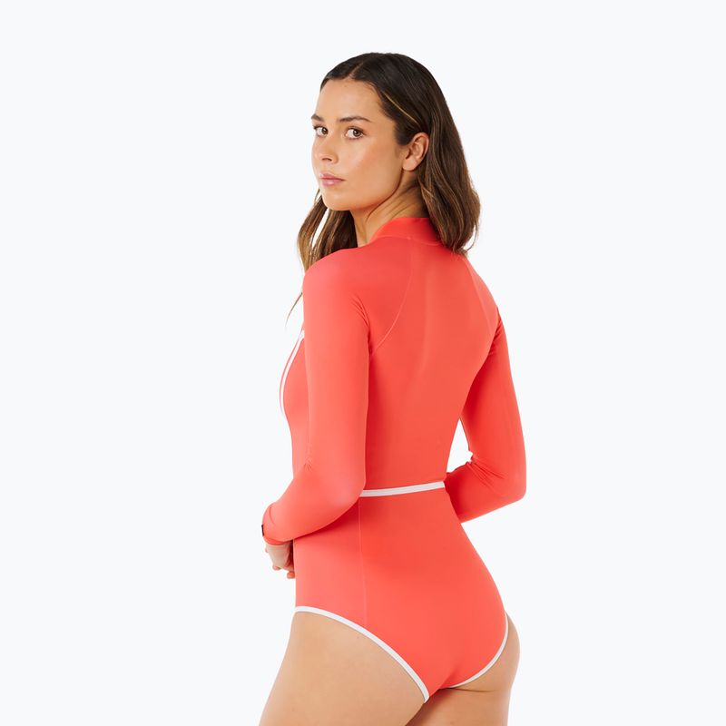 Strój pływacki jednoczęściowy damski Rip Curl Classic Surf Ls Surf Suit red 4