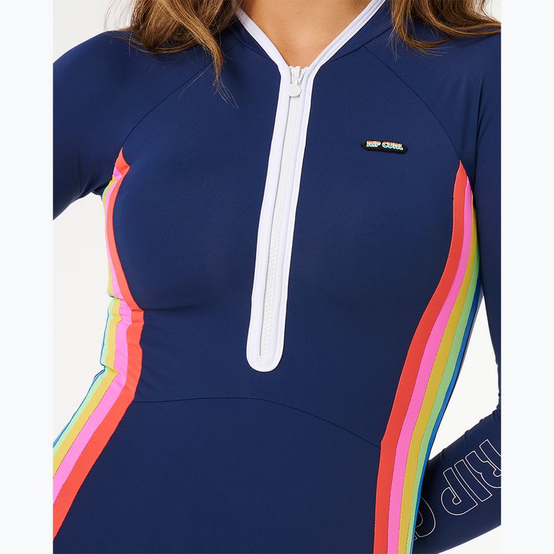 Strój pływacki jednoczęściowy damski Rip Curl Surf Stripe Upf Surf Suit dark navy 6