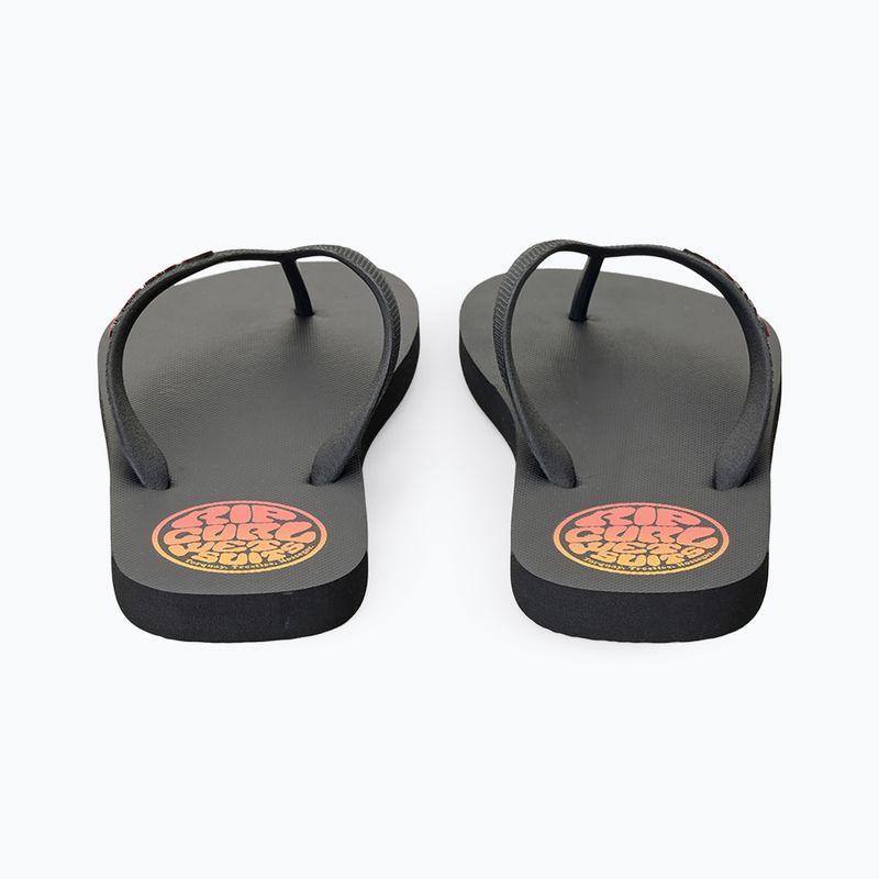 Japonki męskie Rip Curl Icons of Surf Bloom Open Toe black/orange 3