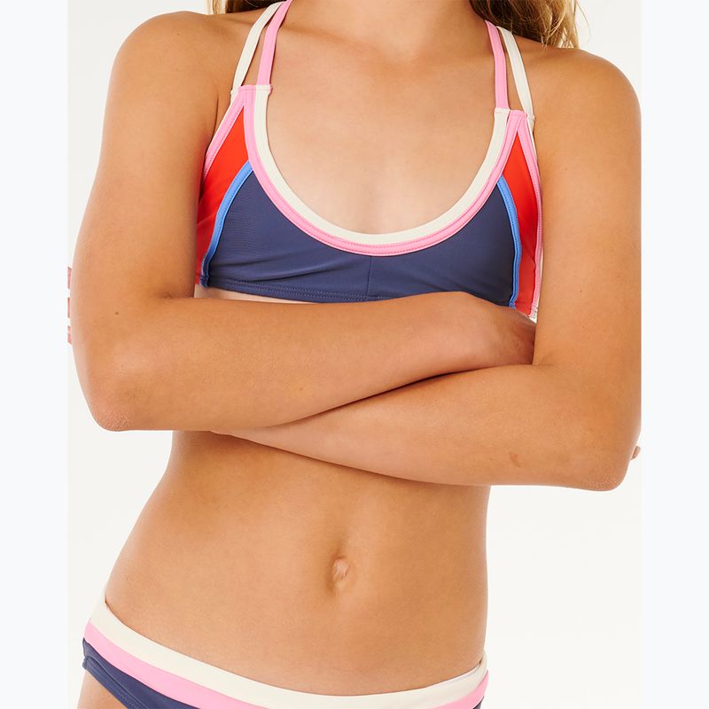 Strój kąpielowy dwuczęściowy dziecięcy Rip Curl Surf Revival Bikini navy 6