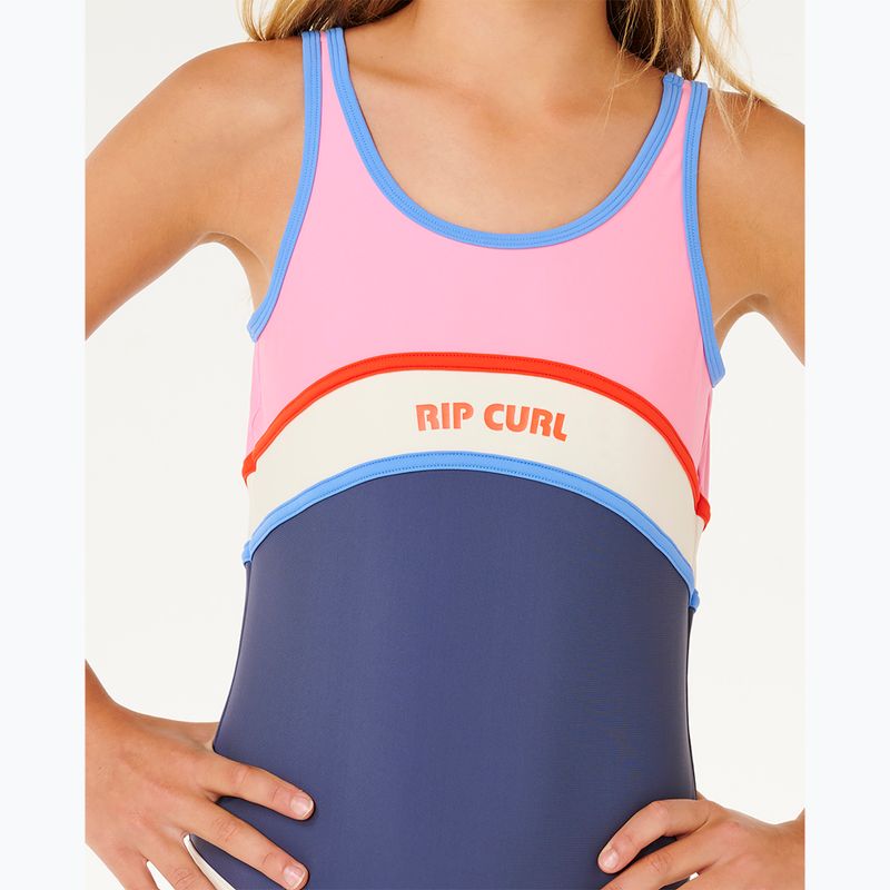 Strój pływacki jednoczęściowy dziecięcy Rip Curl Surf Revival navy 6