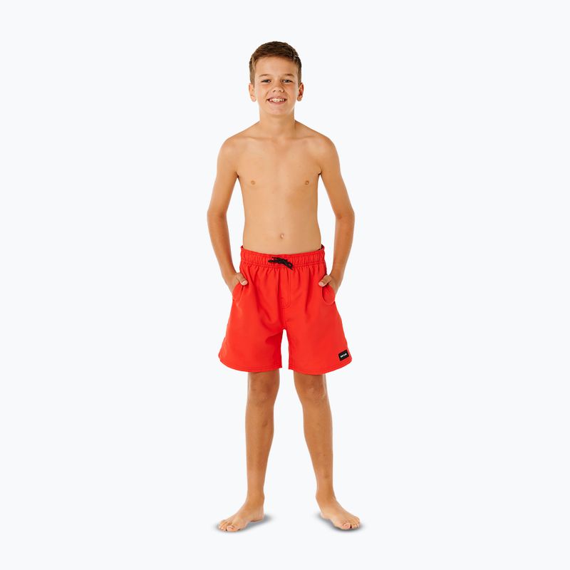 Szorty kąpielowe dziecięce Rip Curl Offset Volley red 2