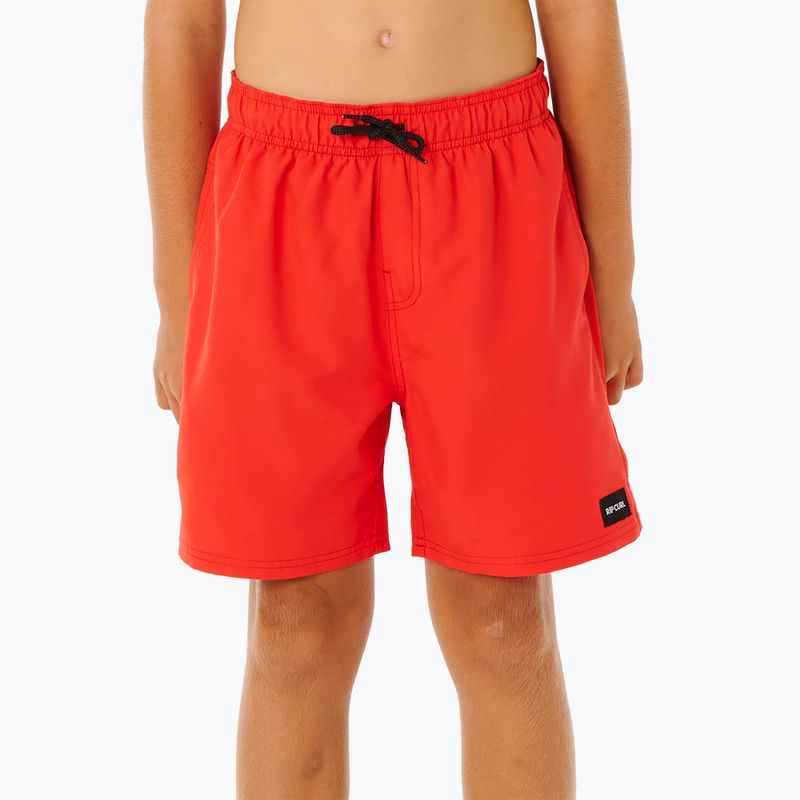 Szorty kąpielowe dziecięce Rip Curl Offset Volley red 3