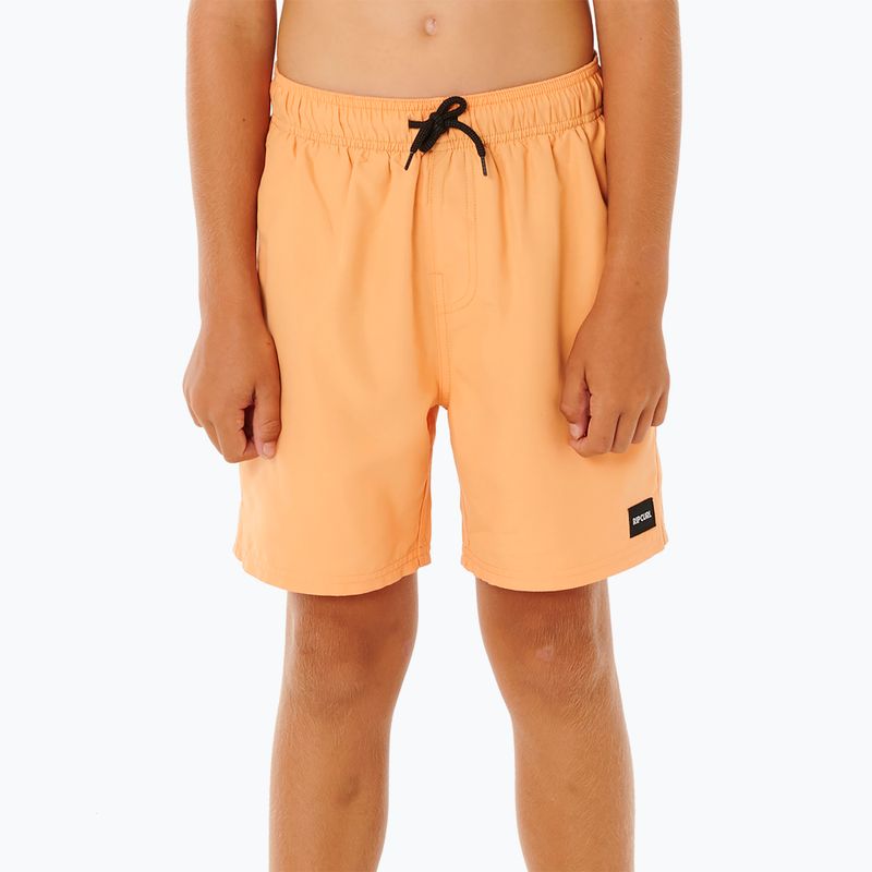 Szorty kąpielowe dziecięce Rip Curl Offset Volley mandarin zest