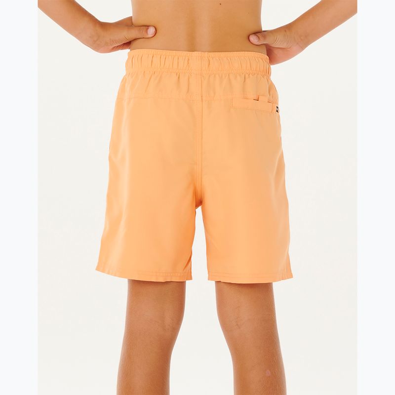 Szorty kąpielowe dziecięce Rip Curl Offset Volley mandarin zest 3