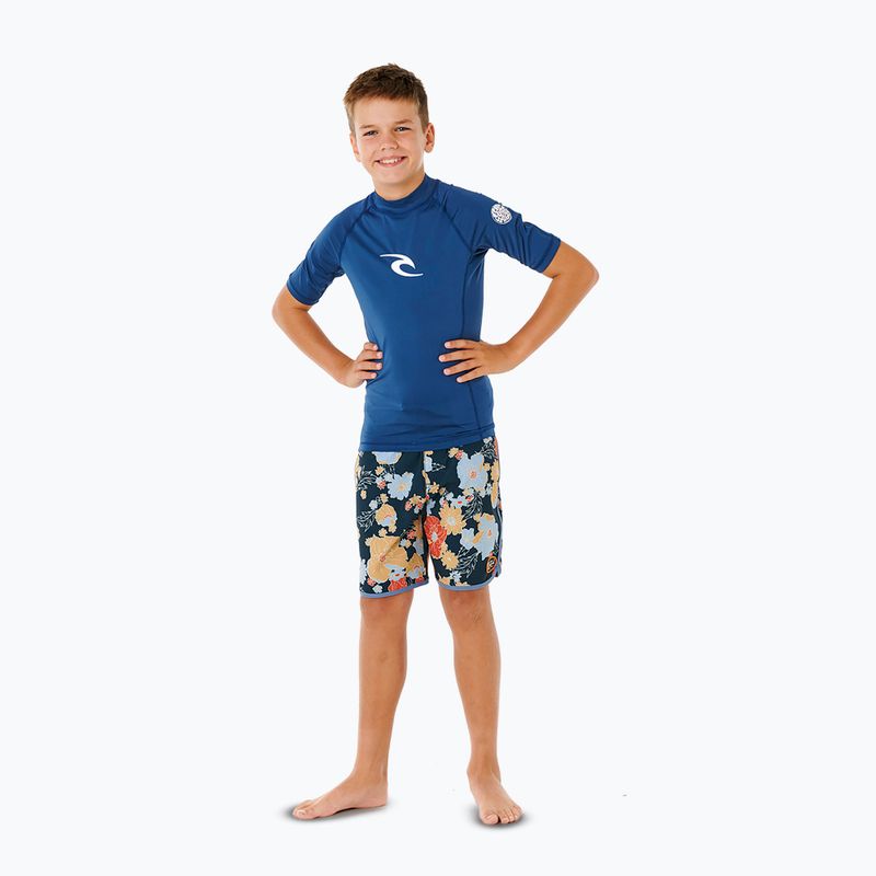Koszulka do pływania dziecięca Rip Curl Waves Upf light navy 2