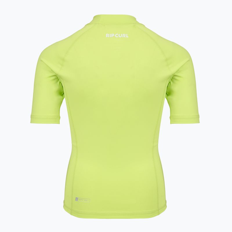 Koszulka do pływania dziecięca Rip Curl Waves Upf lime 2