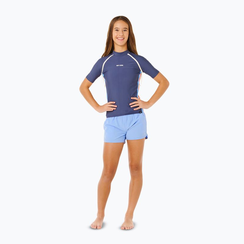 Koszulka do pływania dziecięca Rip Curl Surf Revival Rash Vest navy 2