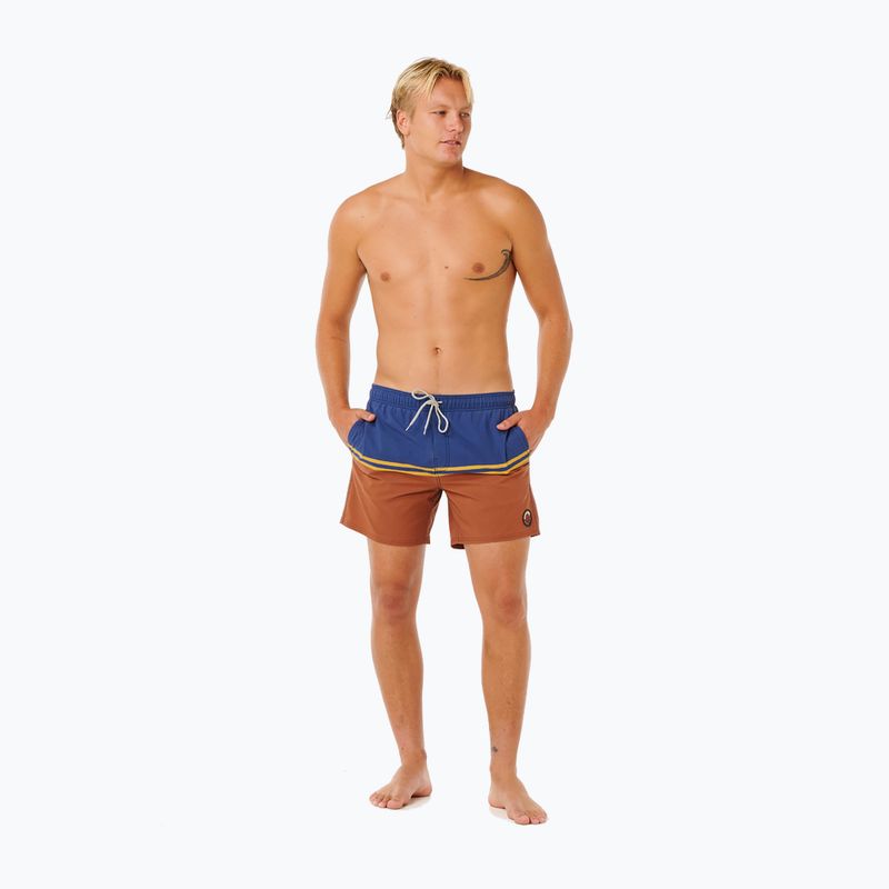 Szorty kąpielowe męskie Rip Curl Combine Volley baked clay 2