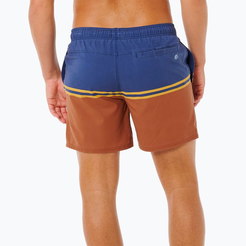 Szorty kąpielowe męskie Rip Curl Combine Volley baked clay 3
