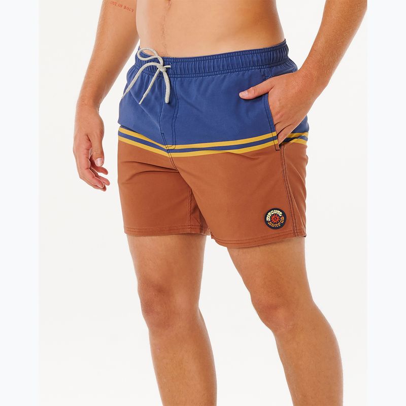 Szorty kąpielowe męskie Rip Curl Combine Volley baked clay 4