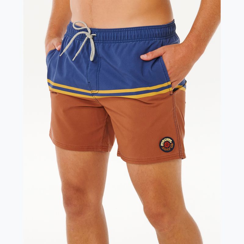 Szorty kąpielowe męskie Rip Curl Combine Volley baked clay 6
