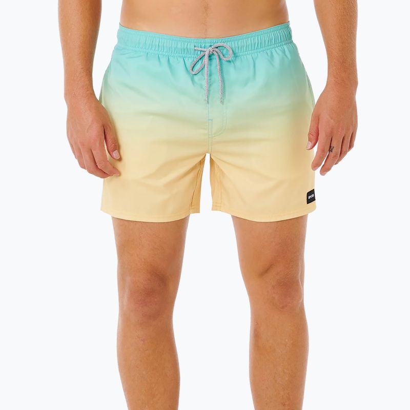 Szorty kąpielowe męskie Rip Curl Offset Fade Volley aqua