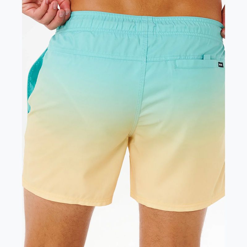 Szorty kąpielowe męskie Rip Curl Offset Fade Volley aqua 6