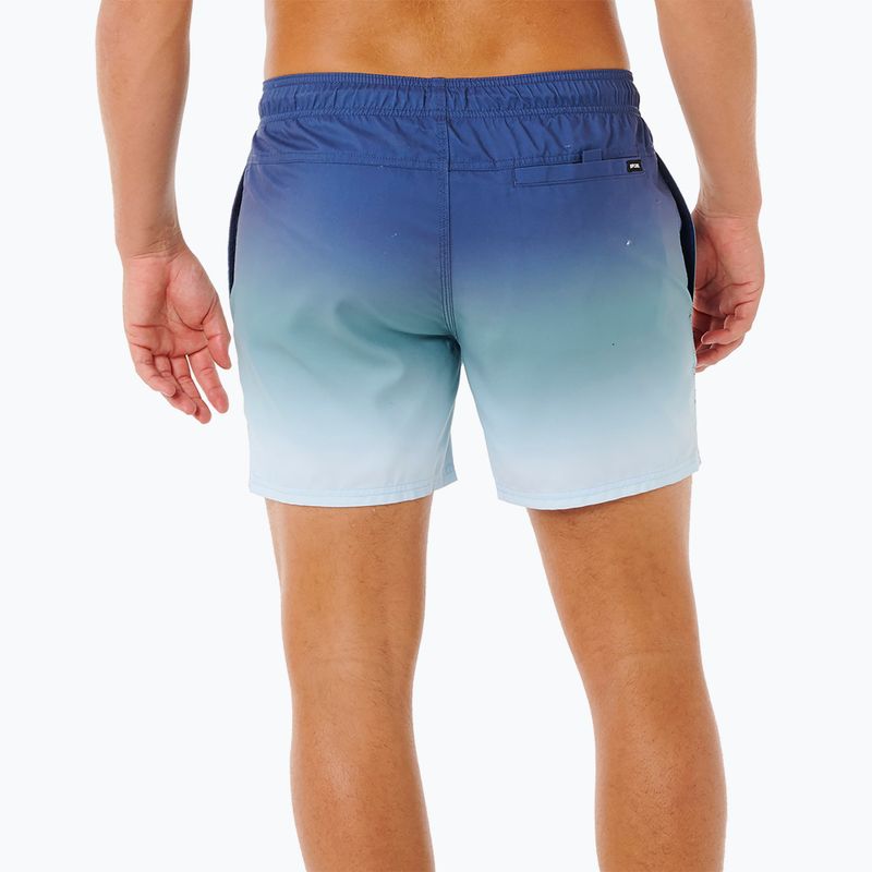Szorty kąpielowe męskie Rip Curl Offset Fade Volley light navy 3