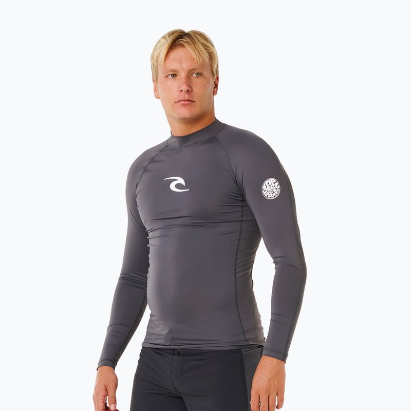 Longsleeve do pływania męski Rip Curl Waves Upf Perf charcoal grey 4