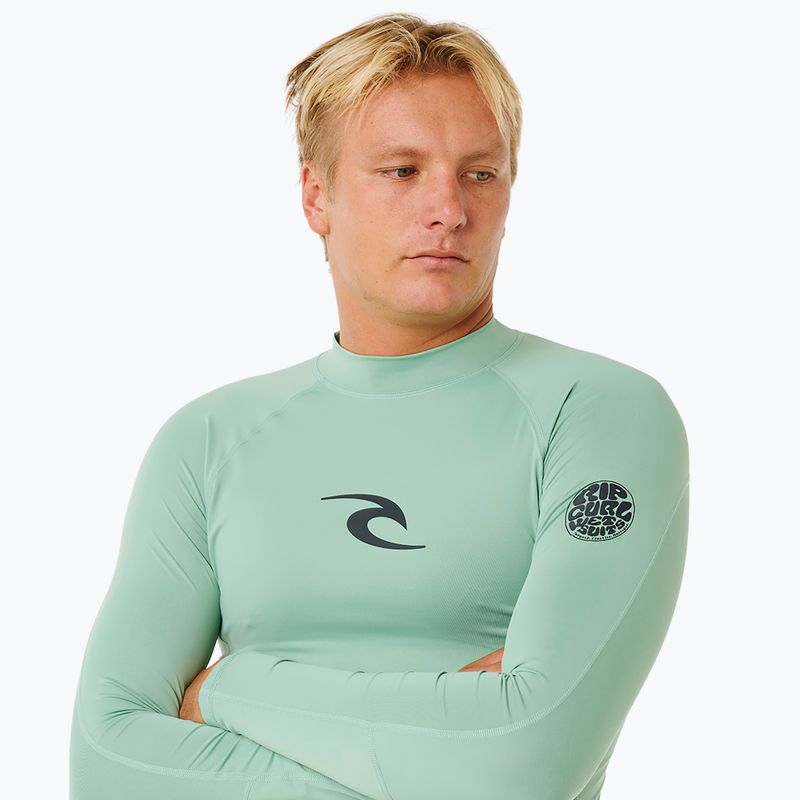 Longsleeve do pływania męski Rip Curl Waves Upf Perf aloe 5