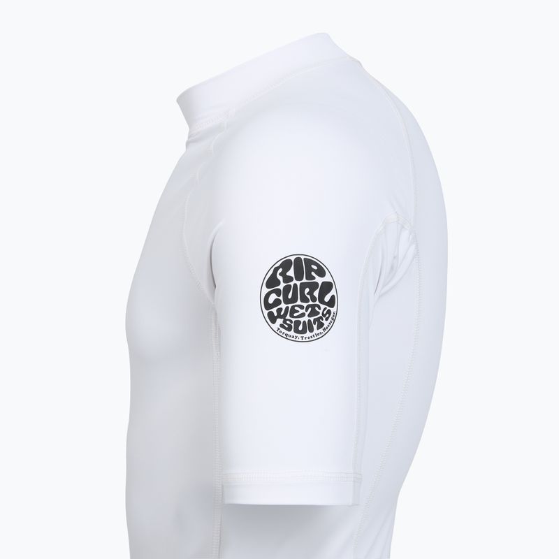 Koszulka do pływania męska Rip Curl Waves Upf Perf white 5