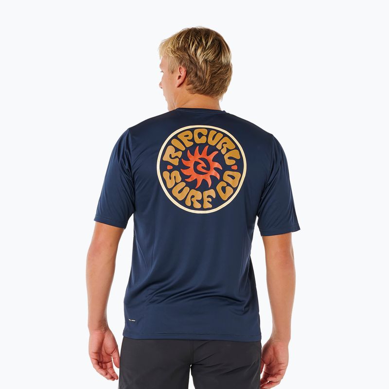 Koszulka do pływania męska Rip Curl Pacific Rinse Surflite Upf dark navy 4
