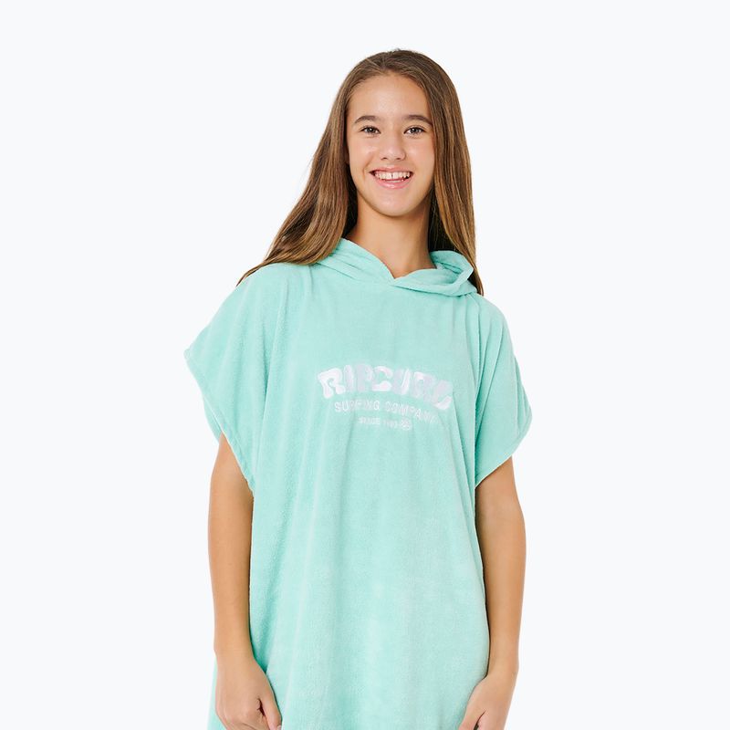 Ponczo dziecięce Rip Curl Classic Surf Hooded teal 5