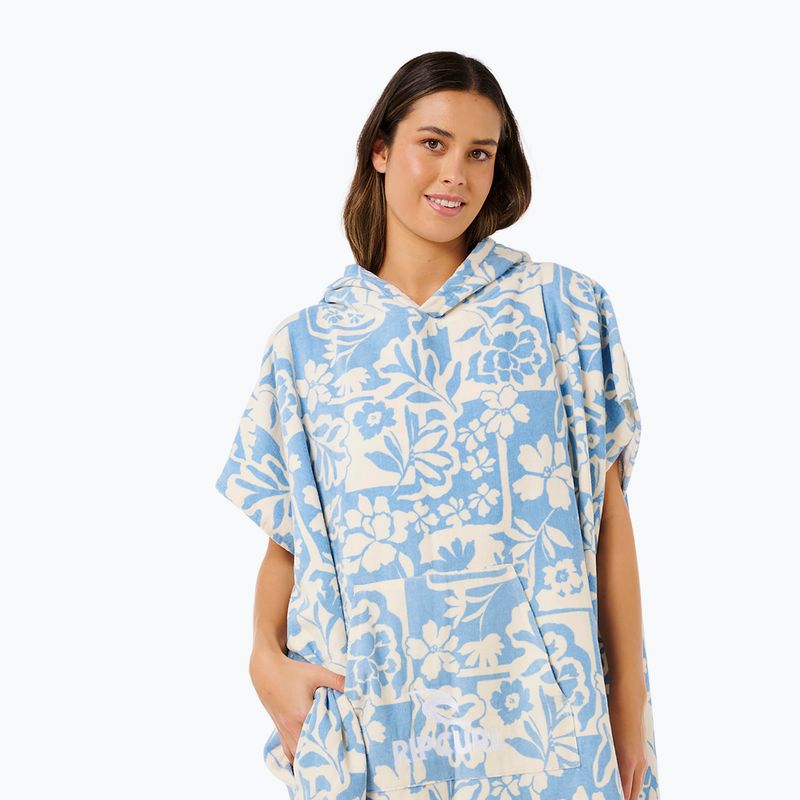 Ponczo damskie Rip Curl Mixed Hooded Towel blissful blue 5