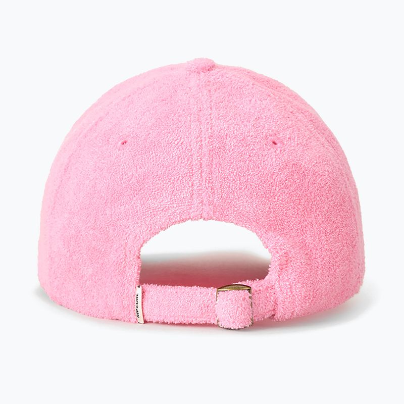 Czapka z daszkiem damska Rip Curl Mixed Terry Cap pink 3