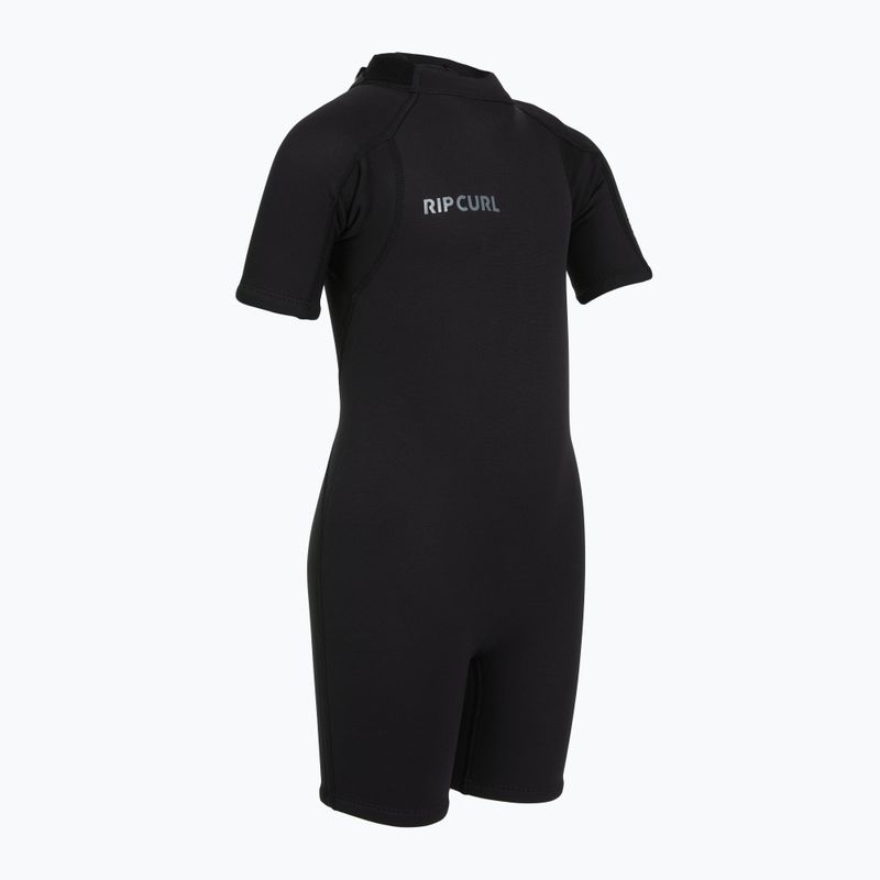 Pianka do pływania dziecięca Rip Curl Groms Trad 2/2 mm Back Zip Springsuit black