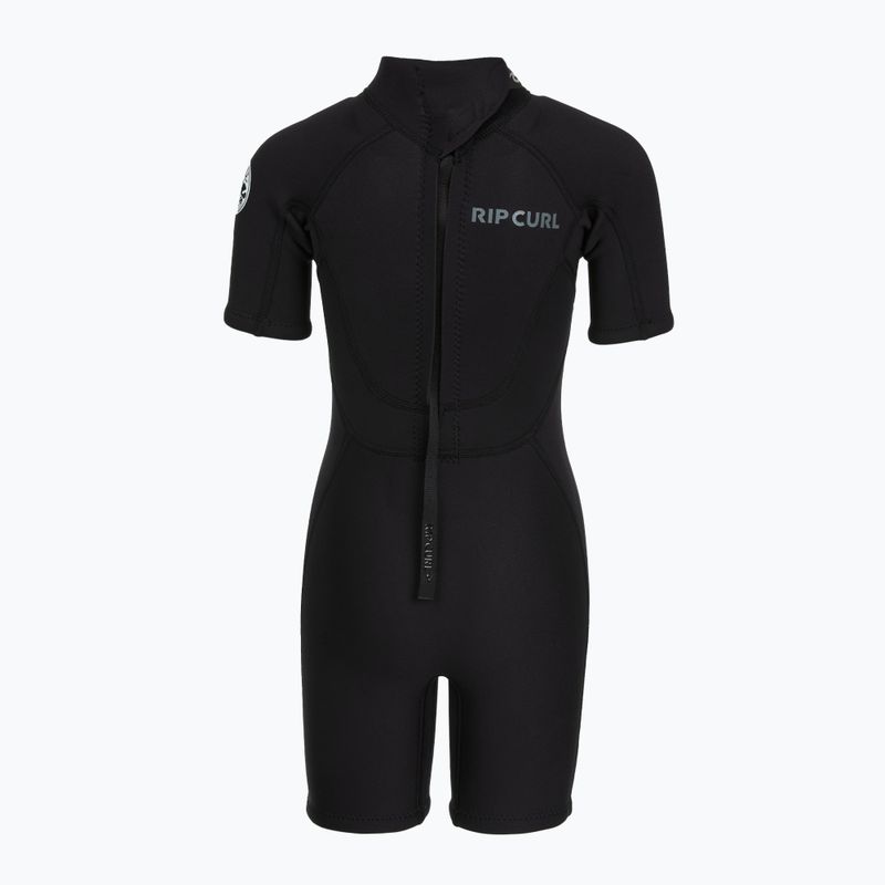 Pianka do pływania dziecięca Rip Curl Groms Trad 2/2 mm Back Zip Springsuit black 3