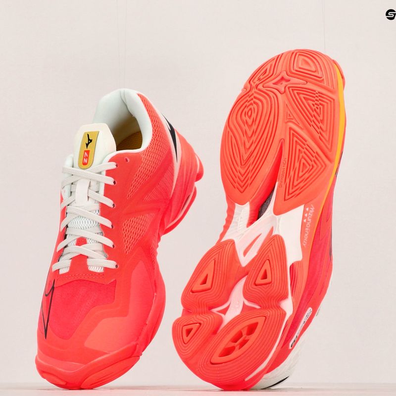 Buty do siatkówki męskie Mizuno Wave Lightning Z7 neon flame/black/bolt2 neon 10