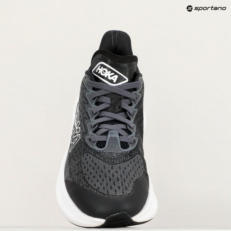 Buty do biegania dziecięce HOKA Mach 6 black/white 9