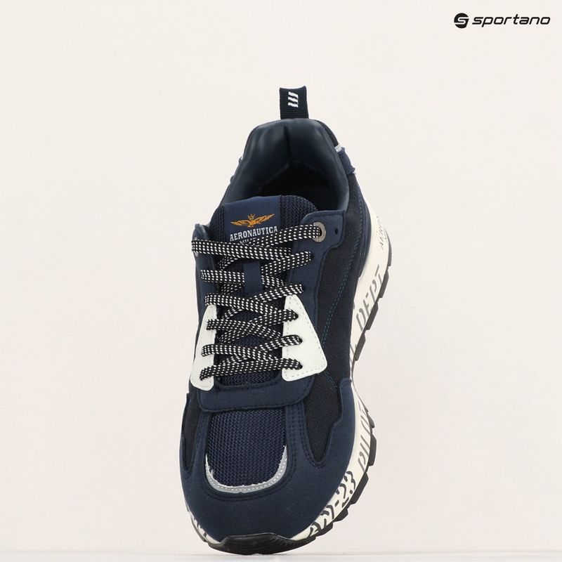 Buty męskie Aeronautica Militare Printed Sole light blue 9