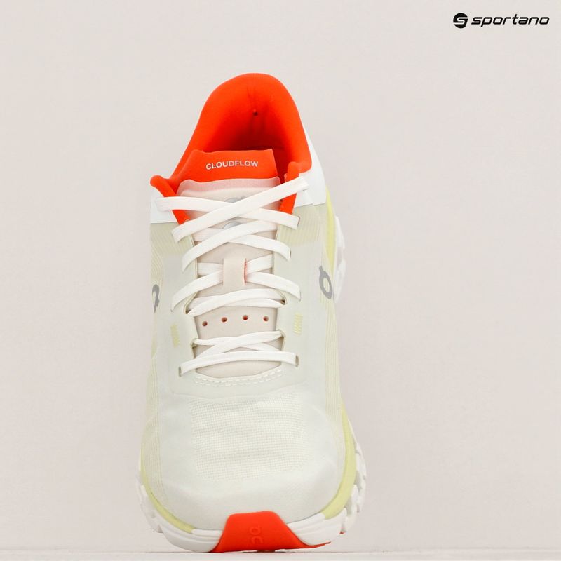 Buty do biegania damskie On Cloudflow 4 white/hay 10