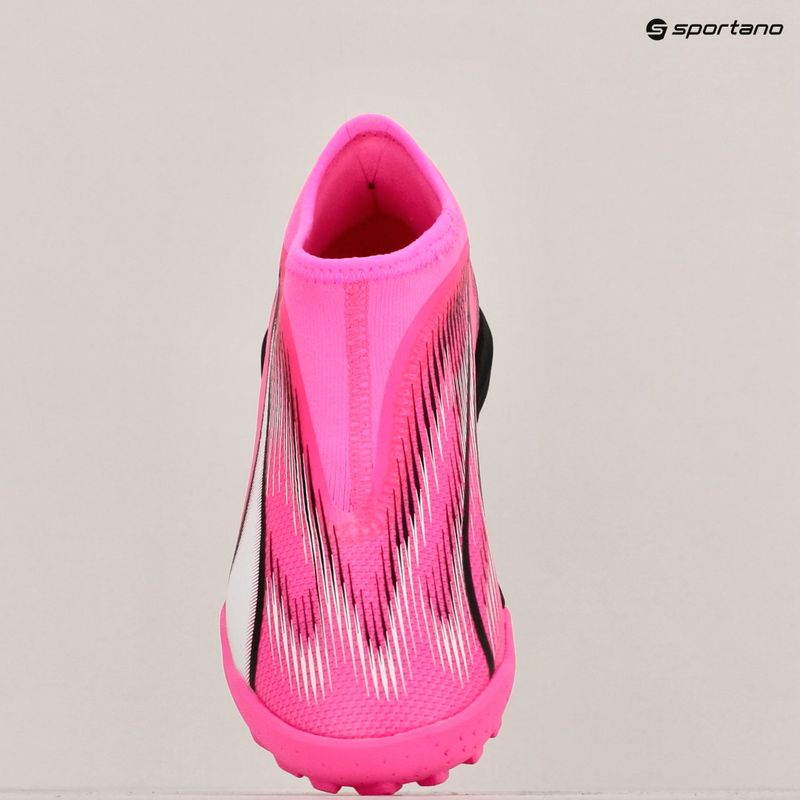 Buty piłkarskie dziecięce PUMA Ultra Match LL TT + Mid Jr poison pink/puma white/puma black 9