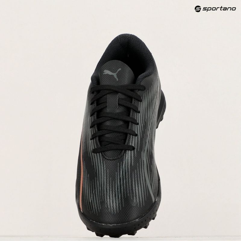 Buty piłkarskie dziecięce PUMA Ultra Play TT Jr puma black/copper rose 16
