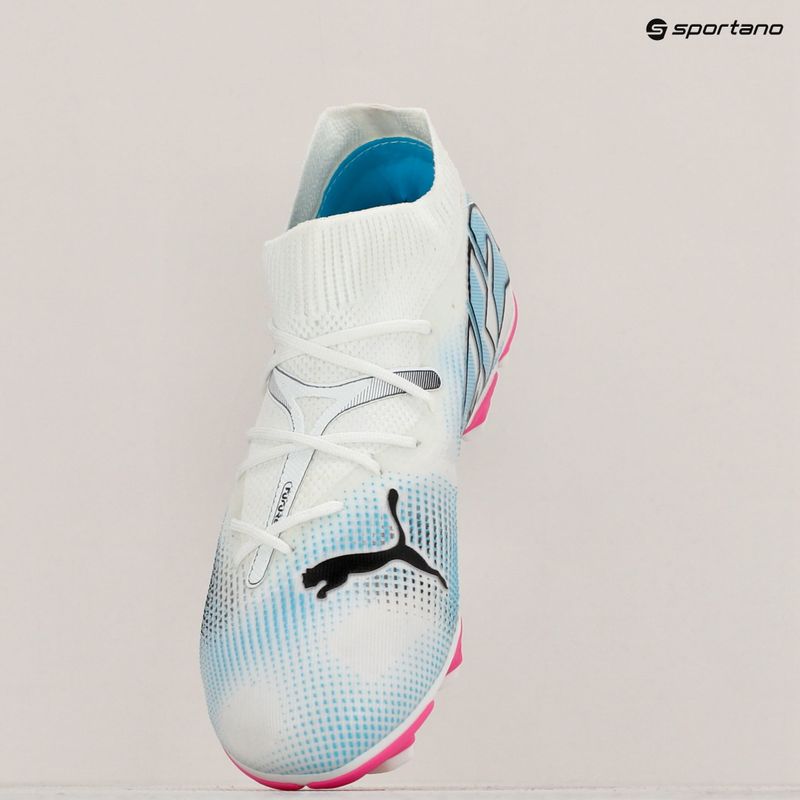 Buty piłkarskie dziecięce PUMA Future 7 Match FG/AG puma white/puma black/poison pink 15