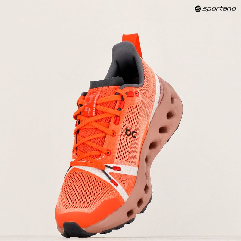 Buty do biegania męskie On Cloudsurfer Trail flame/dustrose 17