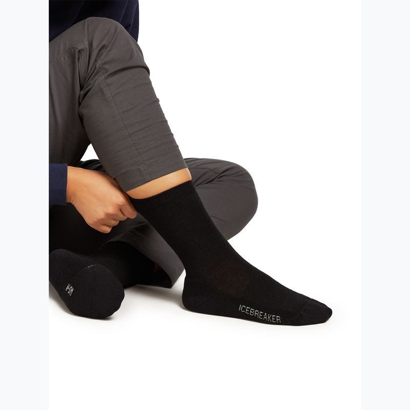 Skarpety damskie Icebreaker Merino Lifestyle Light Crew black 4