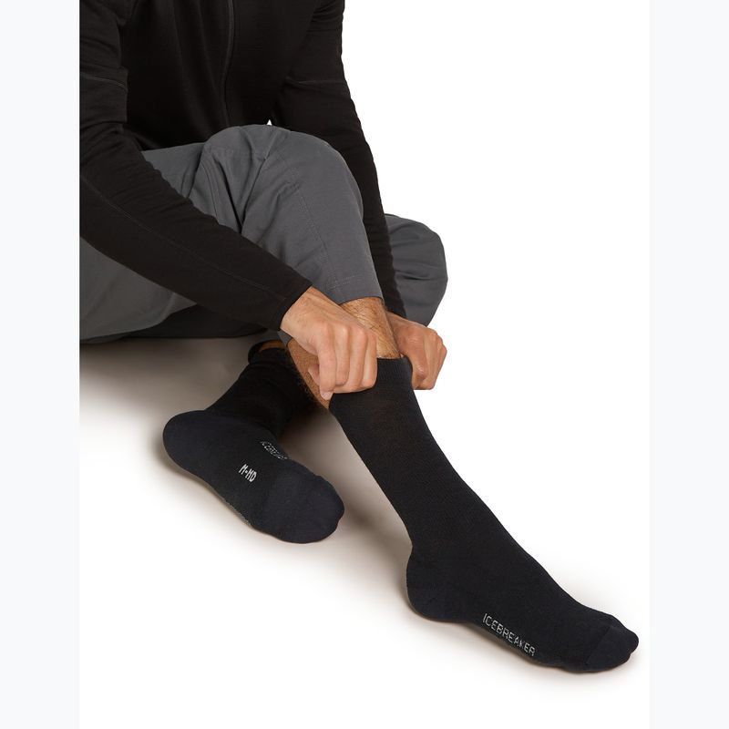 Skarpety męskie Icebreaker Merino Lifestyle Light Crew black 4