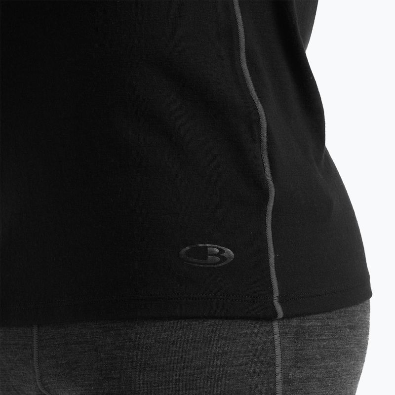 Longsleeve termoaktywny męski icebreaker Merino 150 Anatomica Crewe black 6